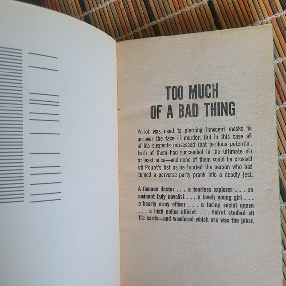 Vintage Agatha Christie - Cards On The Table 1979 - Picture 4 of 6